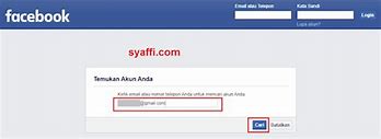 Cara Mengatasi Lupa Kata Sandi Facebook